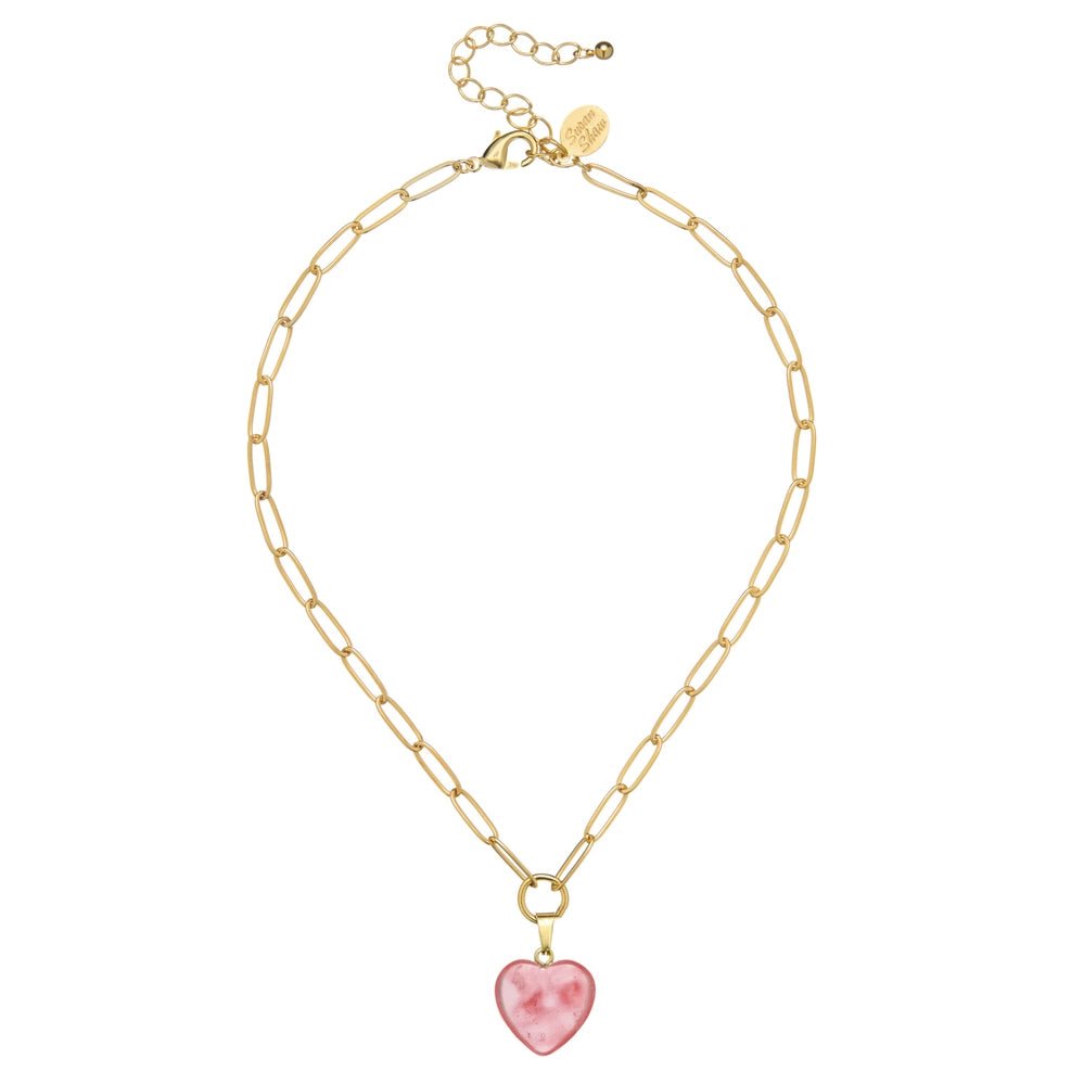 Susan Shaw Audrey Heart Necklace - Capri by Sunset & Co.