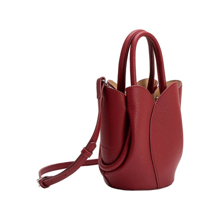 Melie Bianco Tulip Mini Recycled Vegan Leather Top Handle Bag - Capri by Sunset & Co.