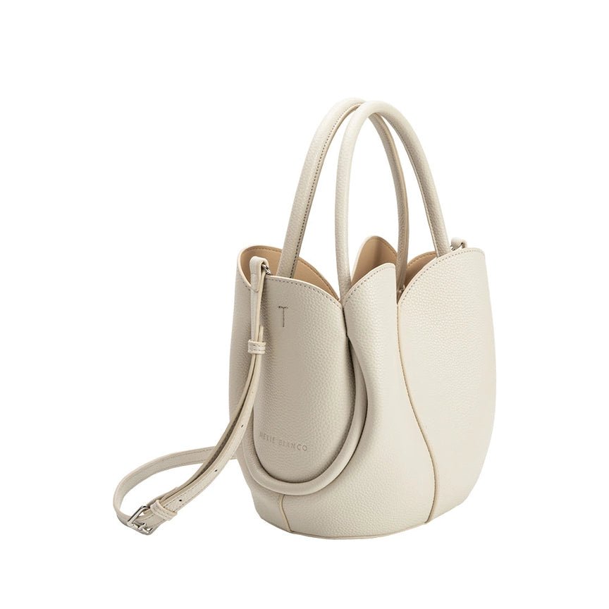 Melie Bianco Tulip Recycled Vegan Top Handle Bag - Capri by Sunset & Co.