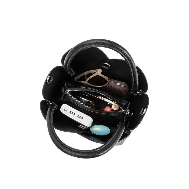 Melie Bianco Tulip Recycled Vegan Top Handle Bag - Capri by Sunset & Co.