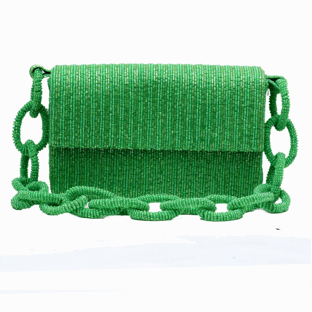 Tiana Designs Beaded Chain Clutch - Capri by Sunset & Co.