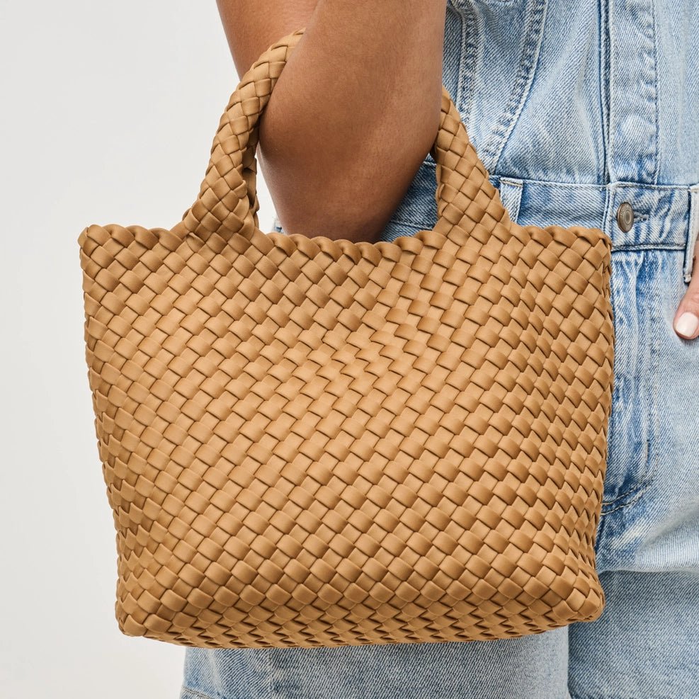 Sol and Selene Small Sky's The Limit Woven Crossbody - Capri by Sunset & Co.