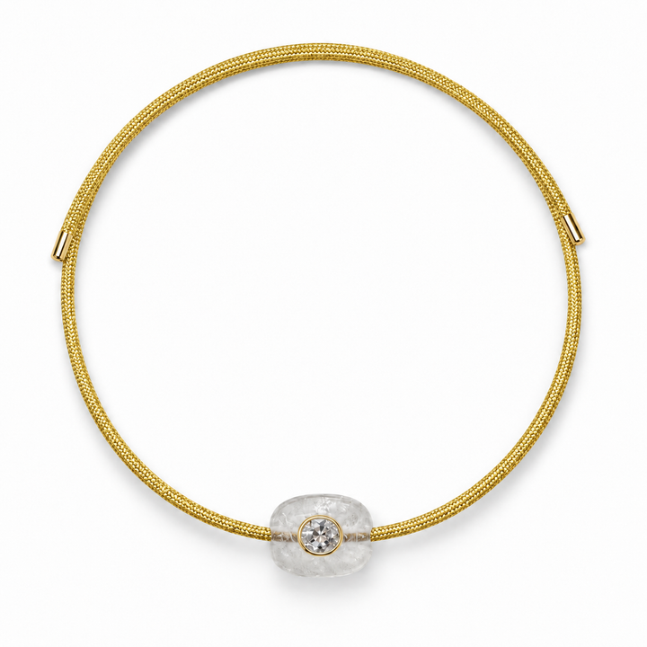 Gold Sparkle Magnetic Necklace