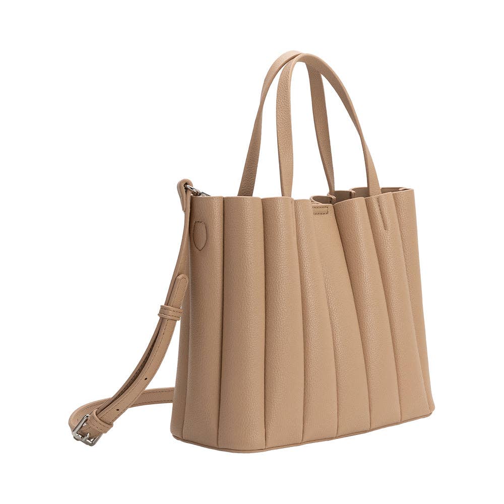 Melie Bianco Adela Recycled Vegan Leather Tote Bag - Capri by Sunset & Co.