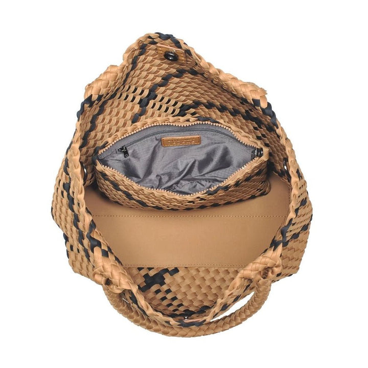 Sol and Selene Medium Sky's The Limit Woven Crossbody - Capri by Sunset & Co.
