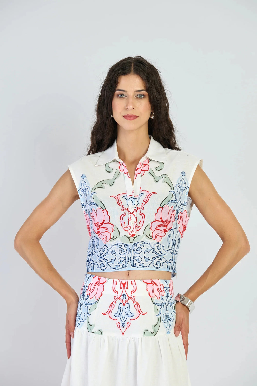 Beyond By Vera Alba Top - Capri by Sunset & Co.