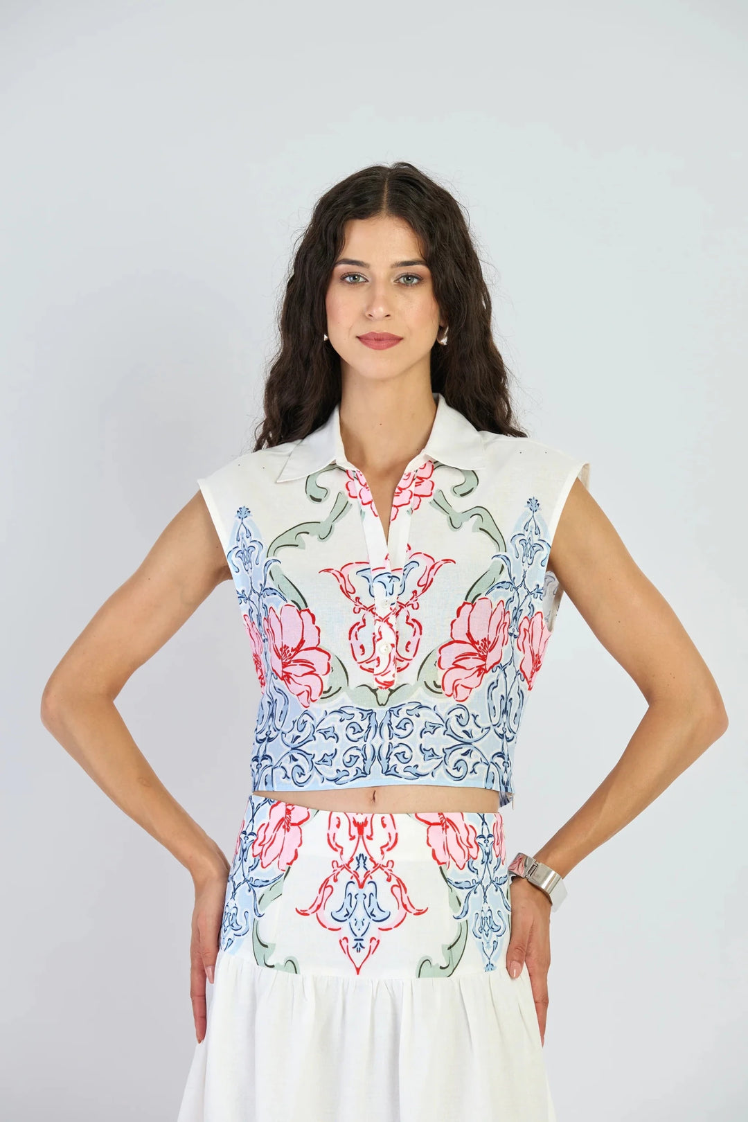 Beyond By Vera Alba Top - Capri by Sunset & Co.