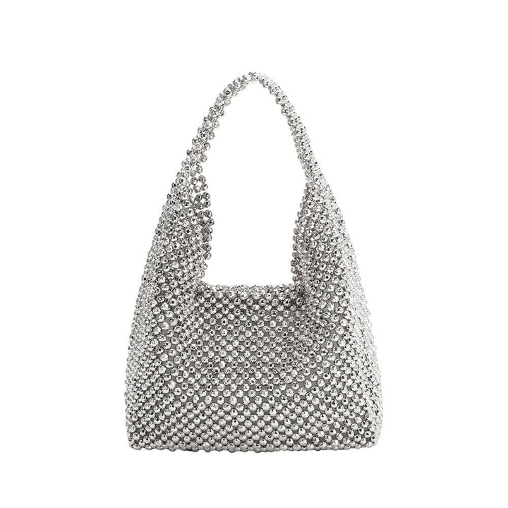 Melie Bianco Krystal Beaded Top Handle Bag