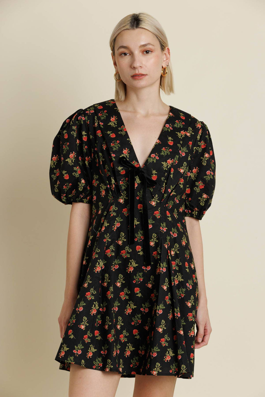 Aureum Floral Collar Dress - Capri by Sunset & Co.