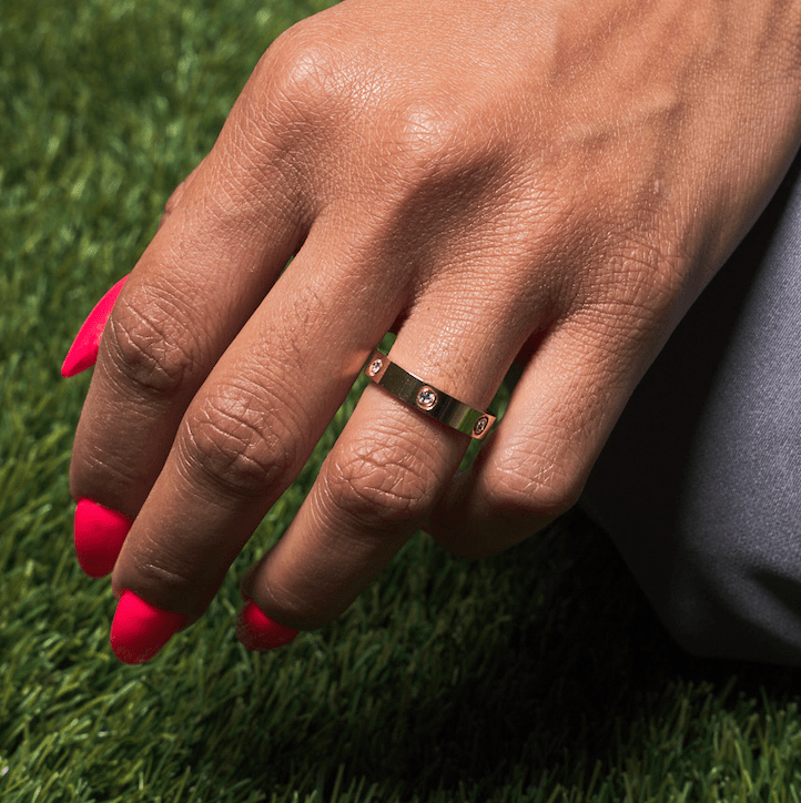 Nikki Smith Designs Corinne Gold Ring - Capri by Sunset & Co.