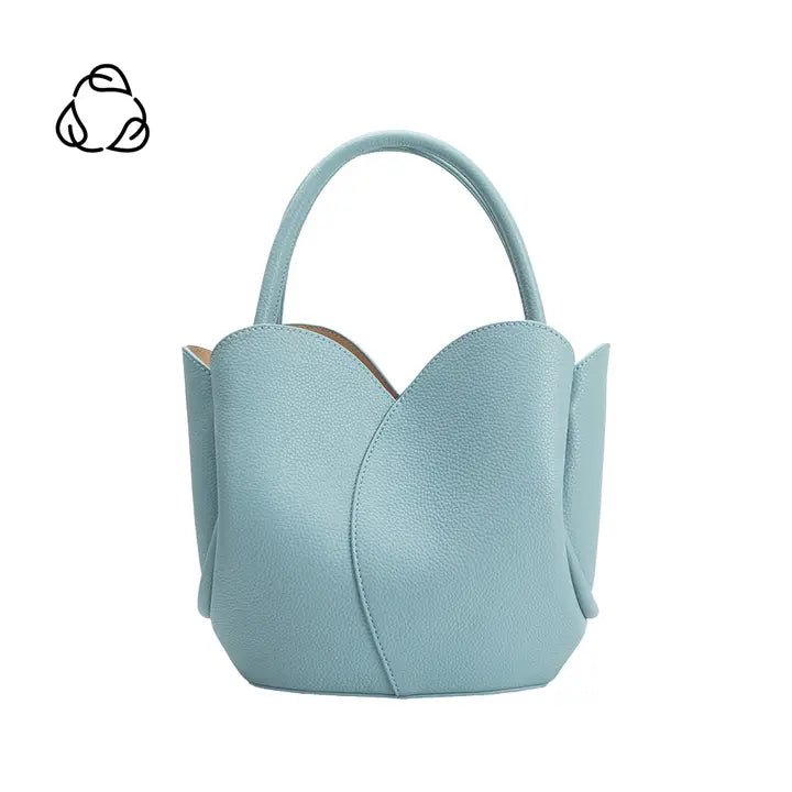 Melie Bianco Tulip Recycled Vegan Top Handle Bag - Capri by Sunset & Co.