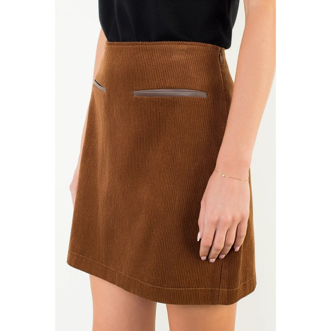 THML Corduroy Short Skirt