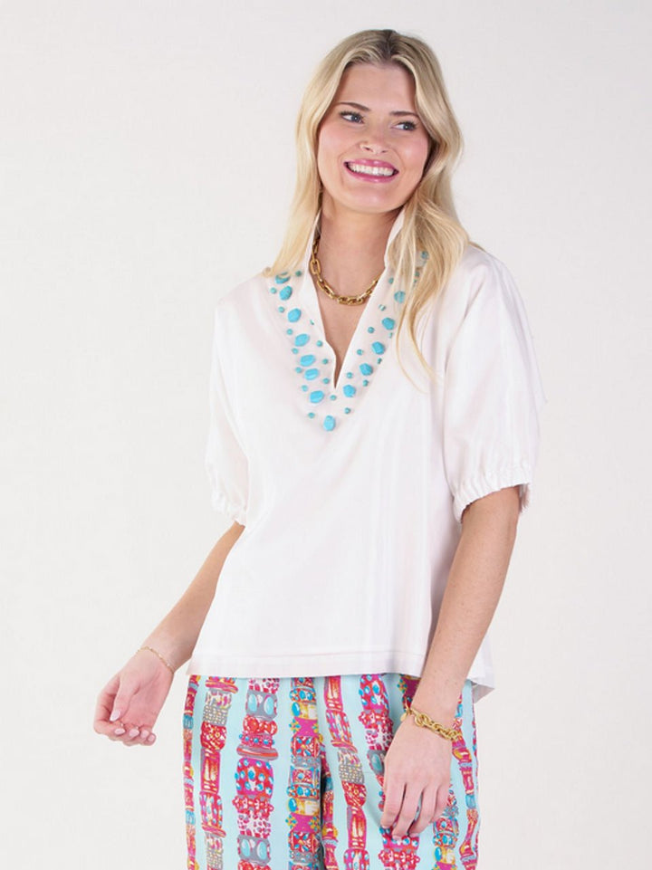 Emily McCarthy Poppy Top - Capri by Sunset & Co.
