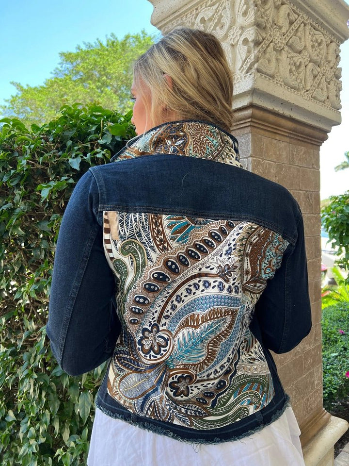 Stacy Bradley Design The Dark Denim Jacket - Capri by Sunset & Co.