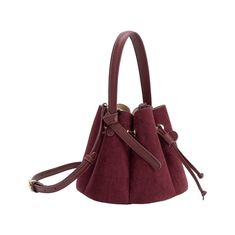 Melie Bianco Laguna Mini Vegan Suede Top Handle Bag