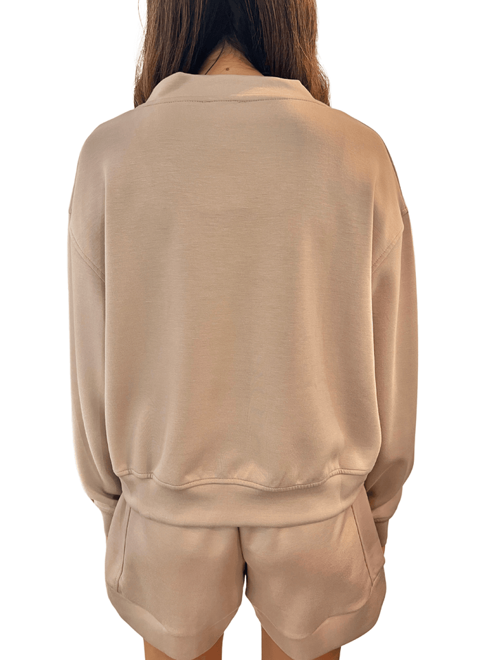 P. Cill V Neck Pullover - Capri by Sunset & Co.