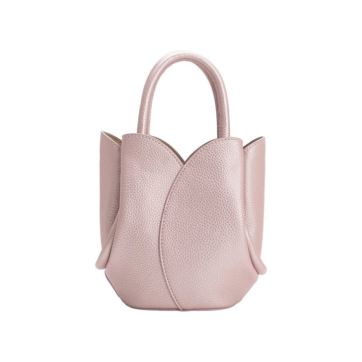 Melie Bianco Tulip Mini Recycled Vegan Leather Top Handle Bag - Capri by Sunset & Co.