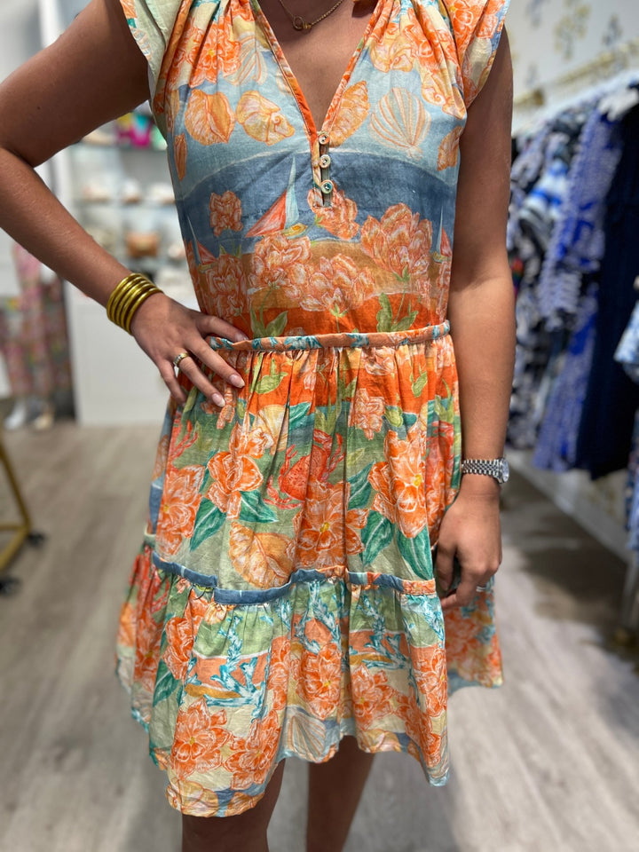 Anna Cate Aimee Mini Dress - Capri by Sunset & Co.