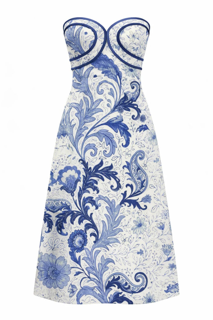 Anna Cate Hayden Midi Dress - Capri by Sunset & Co.