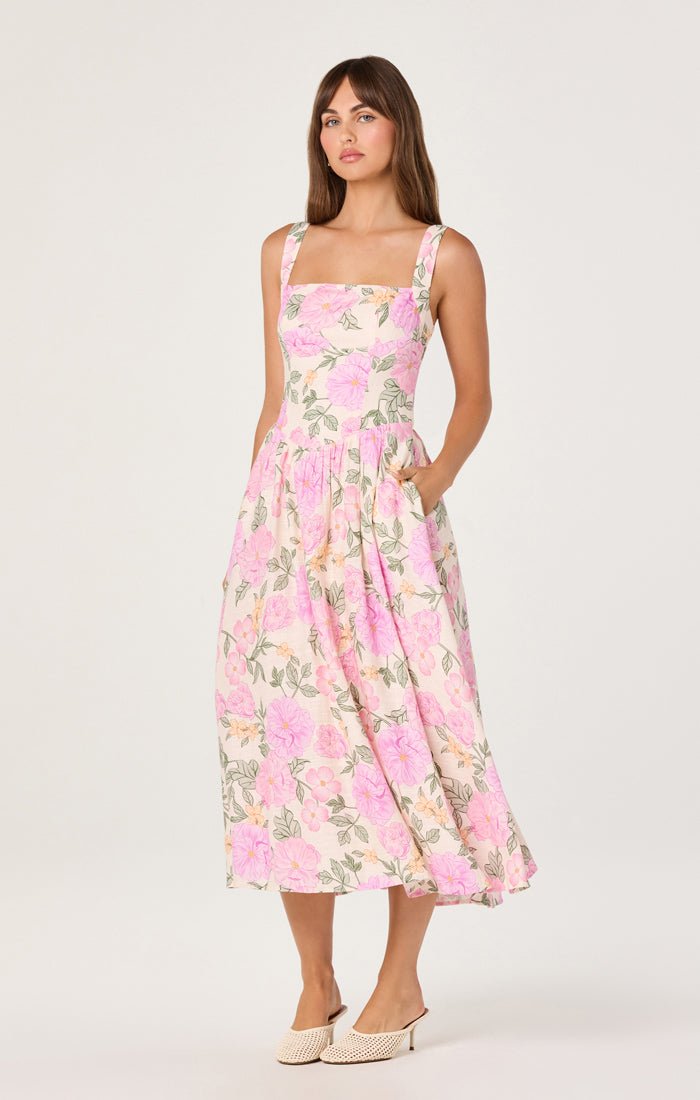 ASTR the Label Elodie Dress - Capri by Sunset & Co.
