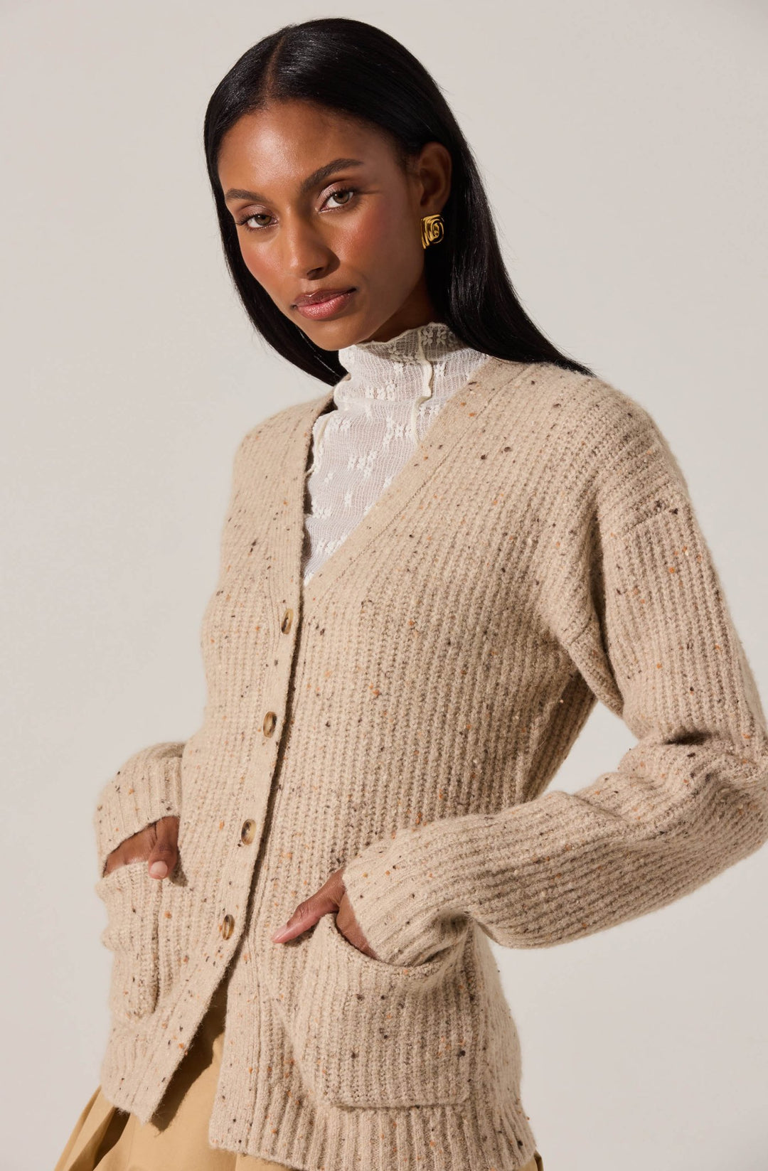 ASTR The Label Saffi Sweater - Capri by Sunset & Co.