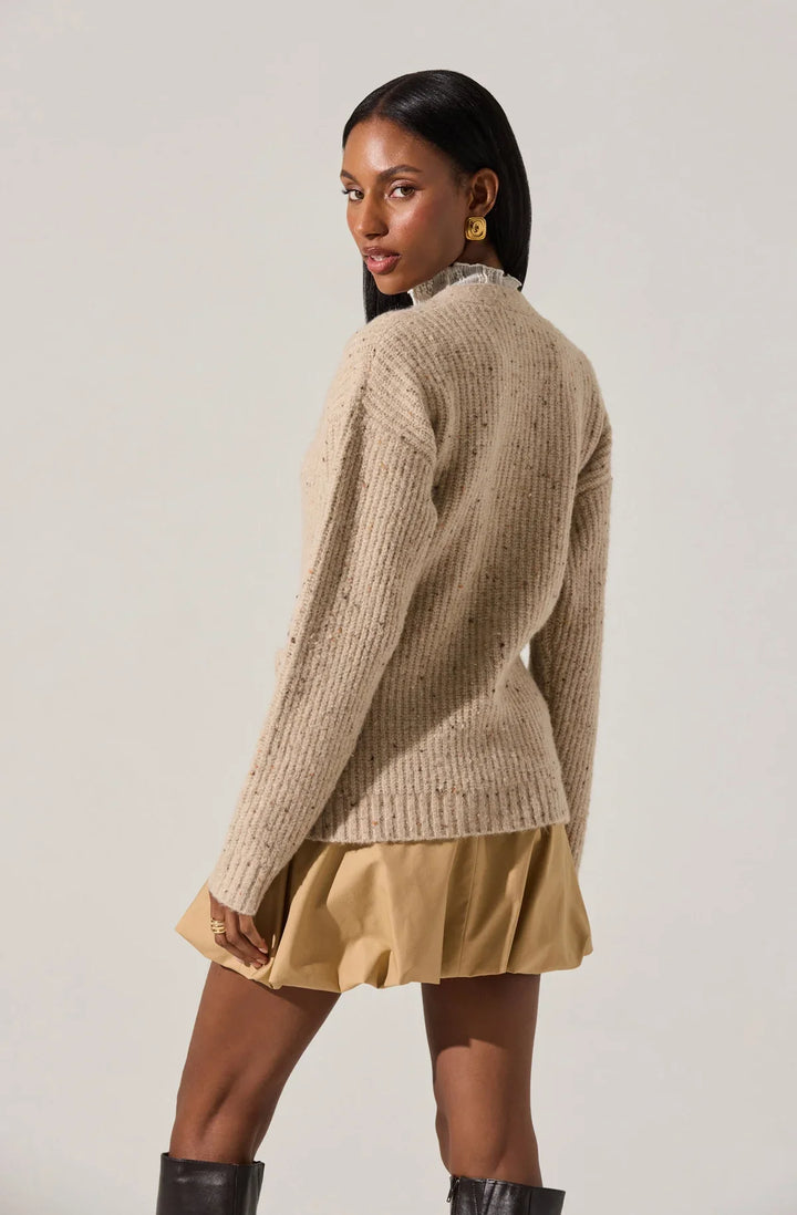 ASTR The Label Saffi Sweater - Capri by Sunset & Co.
