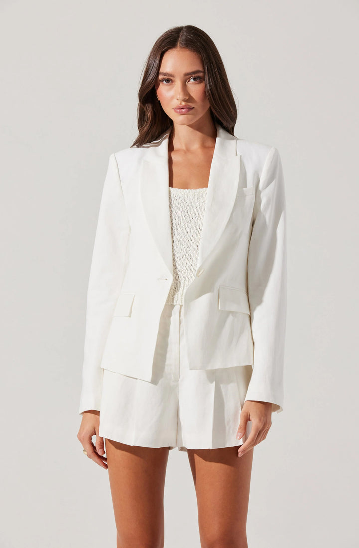 ASTR the Label Artice Blazer - Capri by Sunset & Co.