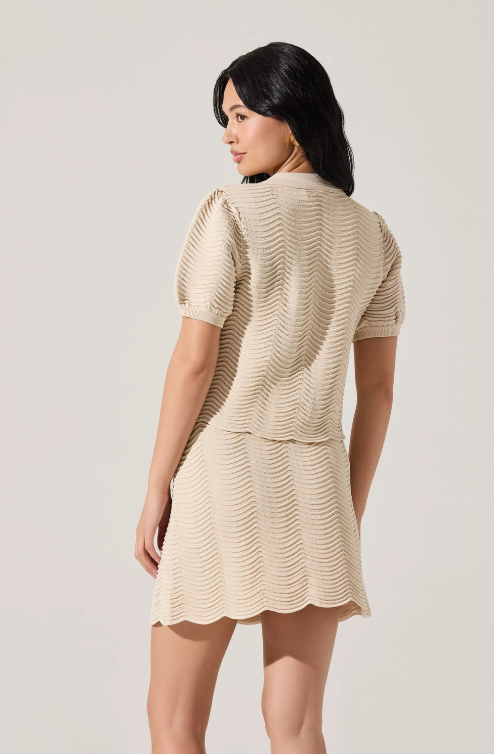 ASTR the Label Perrine Cardigan - Capri by Sunset & Co.