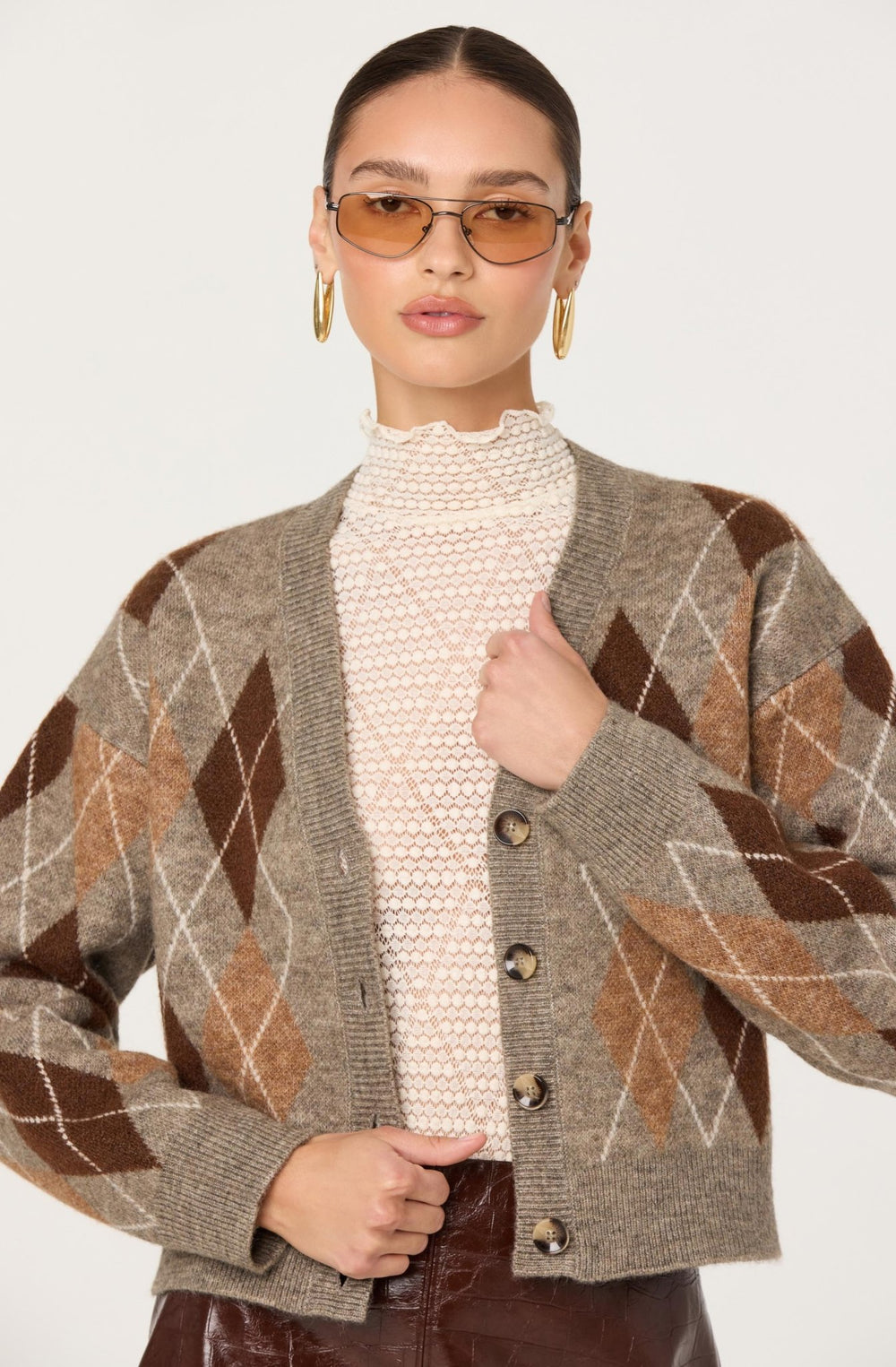 ASTR The Label Ashtyn Cardigan - Capri by Sunset & Co.