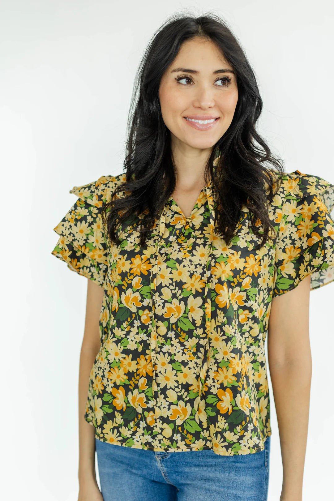 Marie by Victoria Dunn Natalie Blouse - Capri by Sunset & Co.