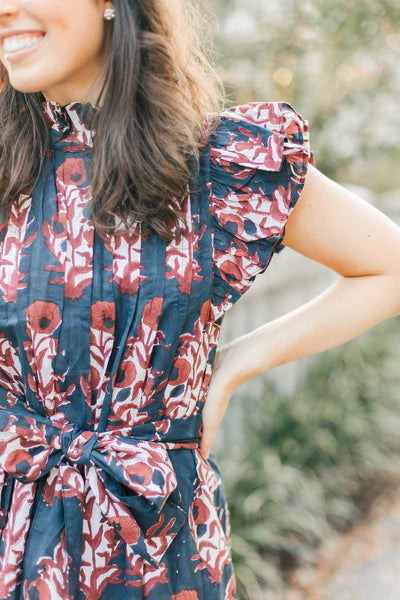 Jasmine Maxi Dress - Bonfire