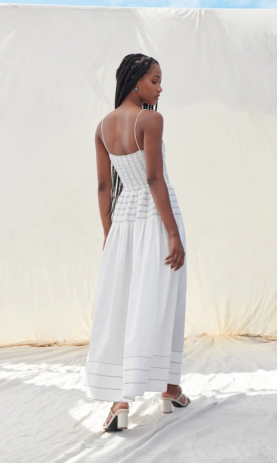 Saylor Adalene Dress - Capri by Sunset & Co.