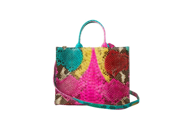 Sarah Stewart The Adelaide Handbag - Hot Pink Multi - Capri by Sunset & Co.