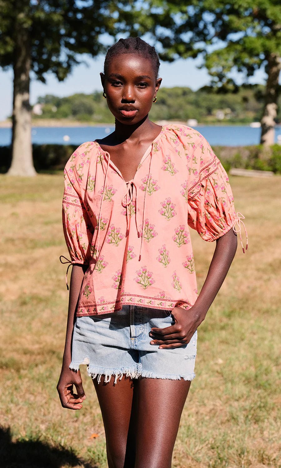 Saylor Adora Top - Capri by Sunset & Co.