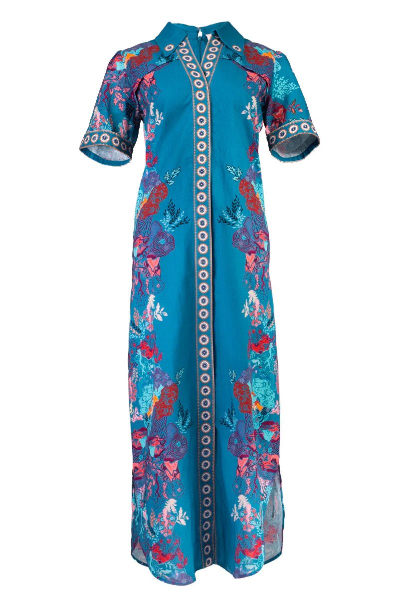 Anna Cate Sav Maxi Dress - Capri by Sunset & Co.