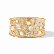 Antonia Mosaic Cuff - Iridescent Clear Crystal