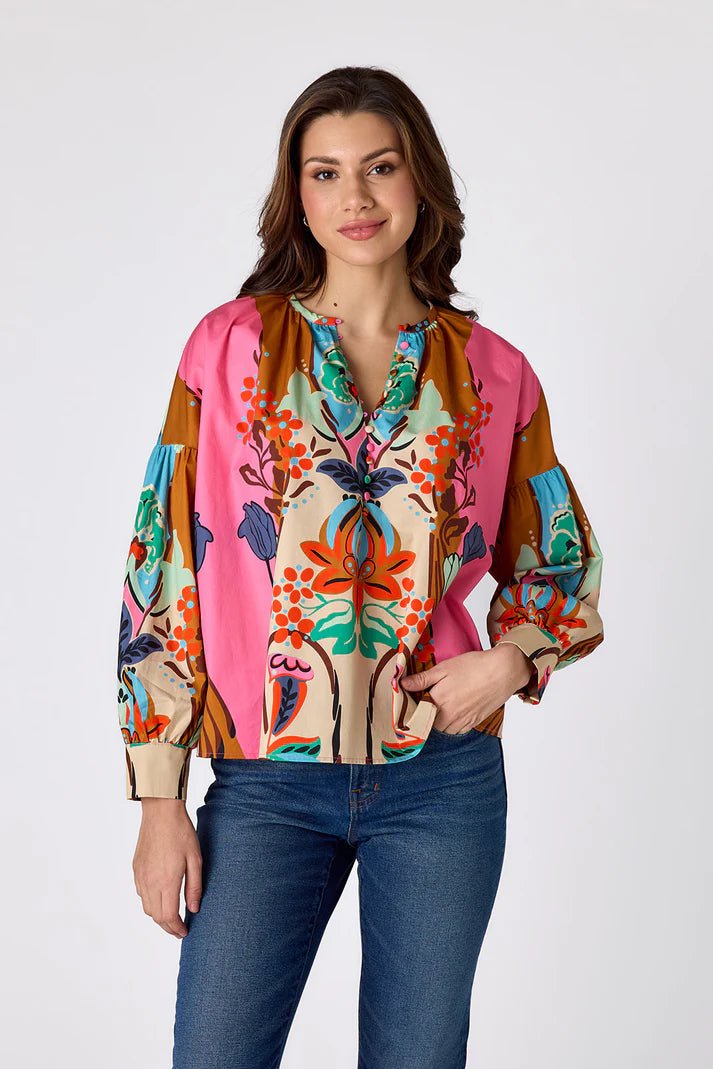 Crosby Bryleigh Top - Capri by Sunset & Co.