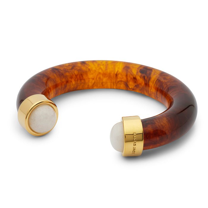 Lucas Jack Chunky Stone Bangle - Capri by Sunset & Co.