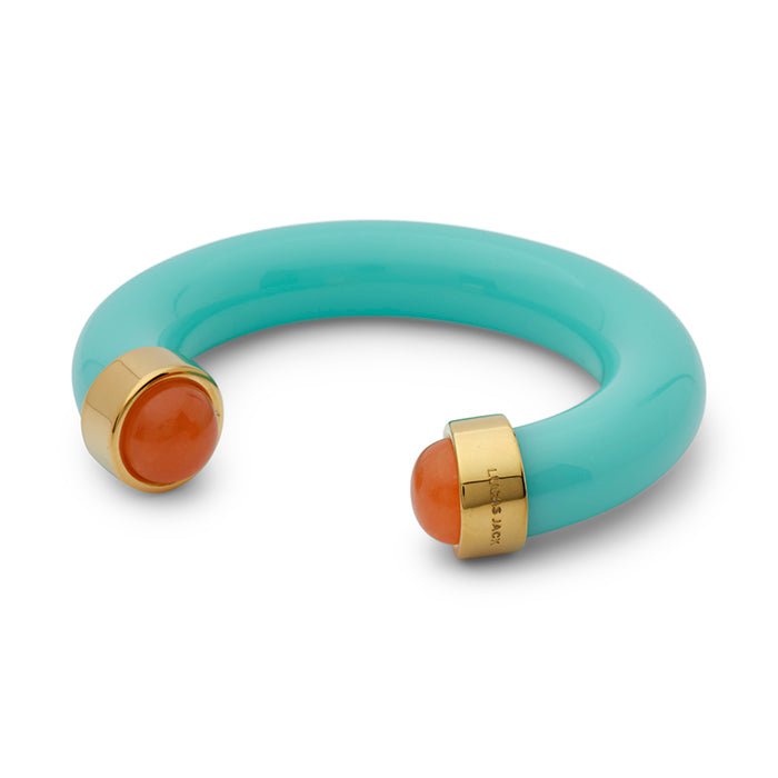 Lucas Jack Chunky Stone Bangle - Capri by Sunset & Co.