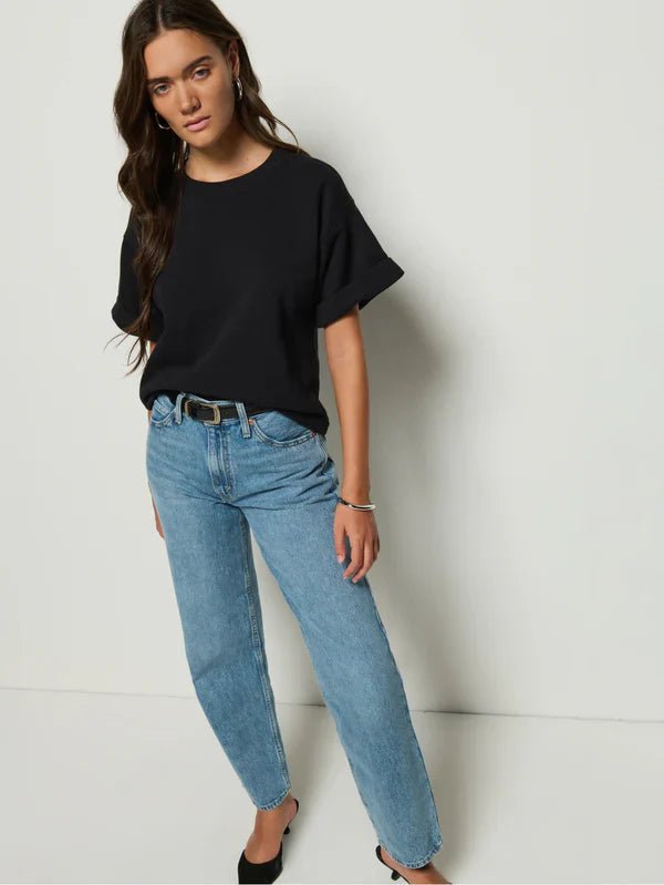 Nation LTD Bane Sweatshirt Tee - Capri by Sunset & Co.