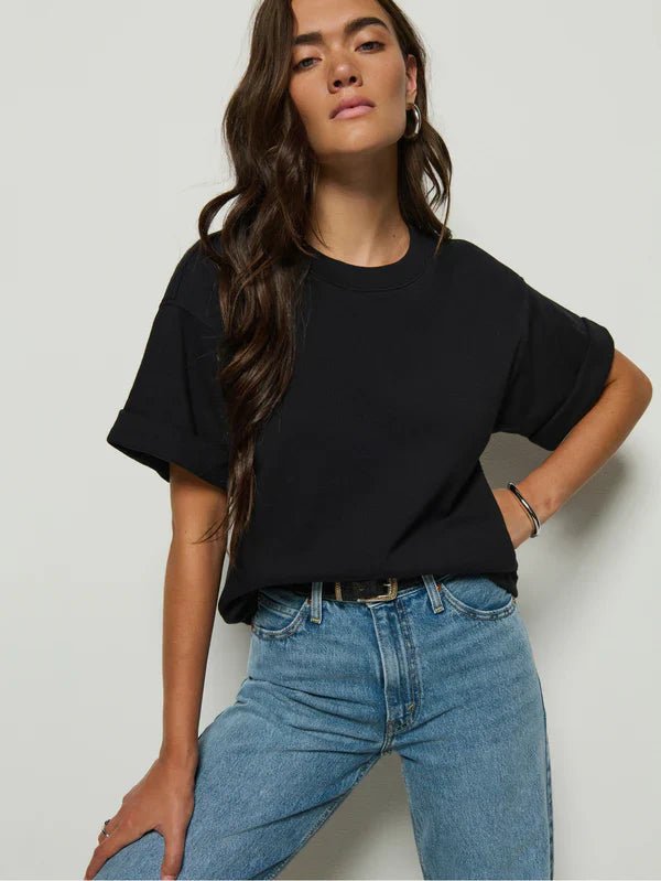 Nation LTD Bane Sweatshirt Tee - Capri by Sunset & Co.