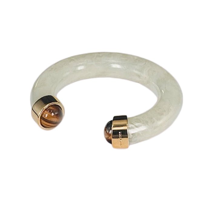 Lucas Jack Chunky Stone Bangle - Capri by Sunset & Co.