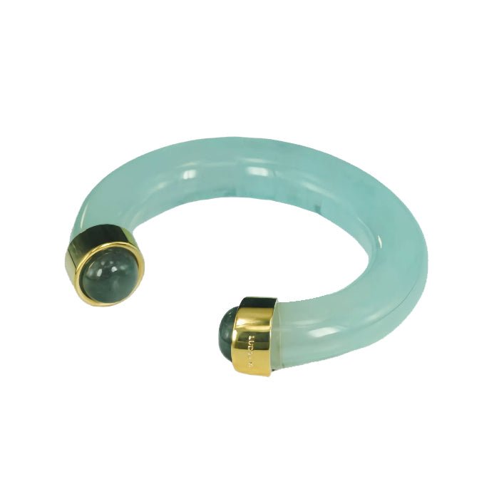 Lucas Jack Chunky Stone Bangle - Capri by Sunset & Co.