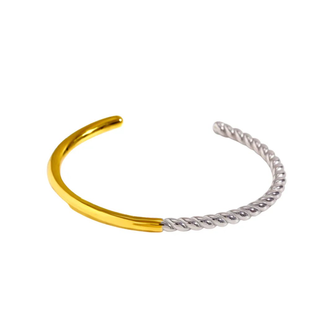 Accessory Concierge Mixed Twist Cuff - Capri by Sunset & Co.