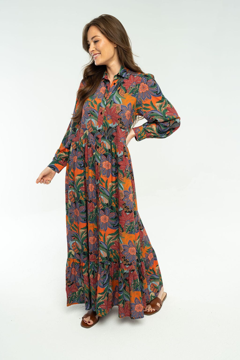 Briton Court Dakota Maxi Dress - Capri by Sunset & Co.