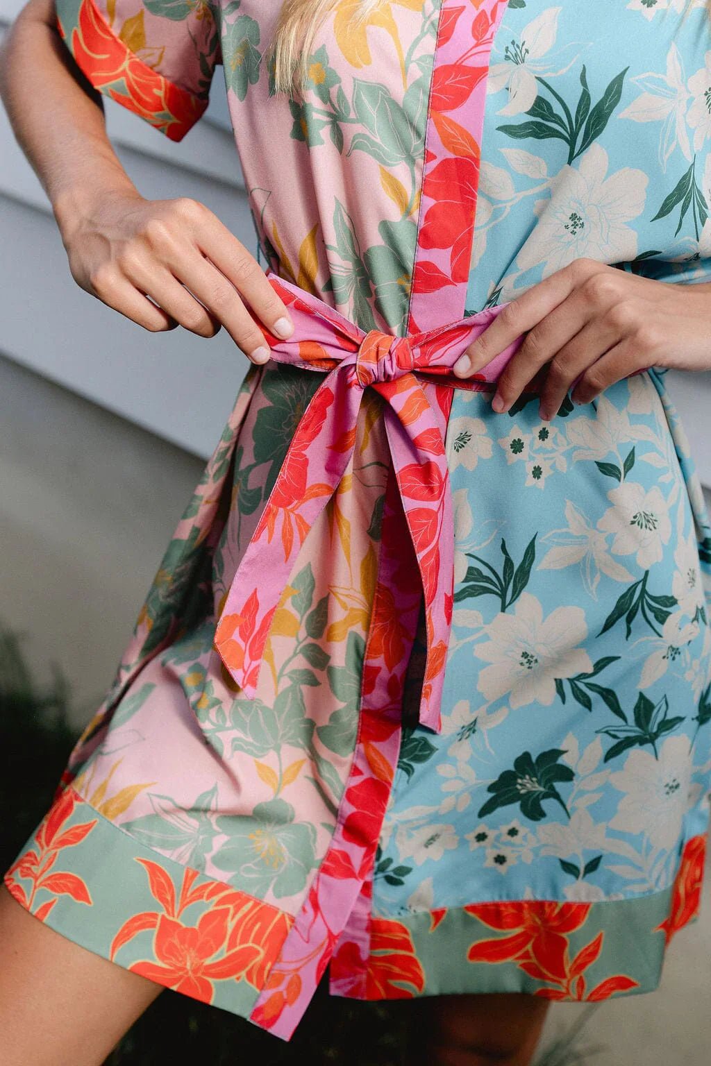 Briton Court Elena Mini Dress - Capri by Sunset & Co.