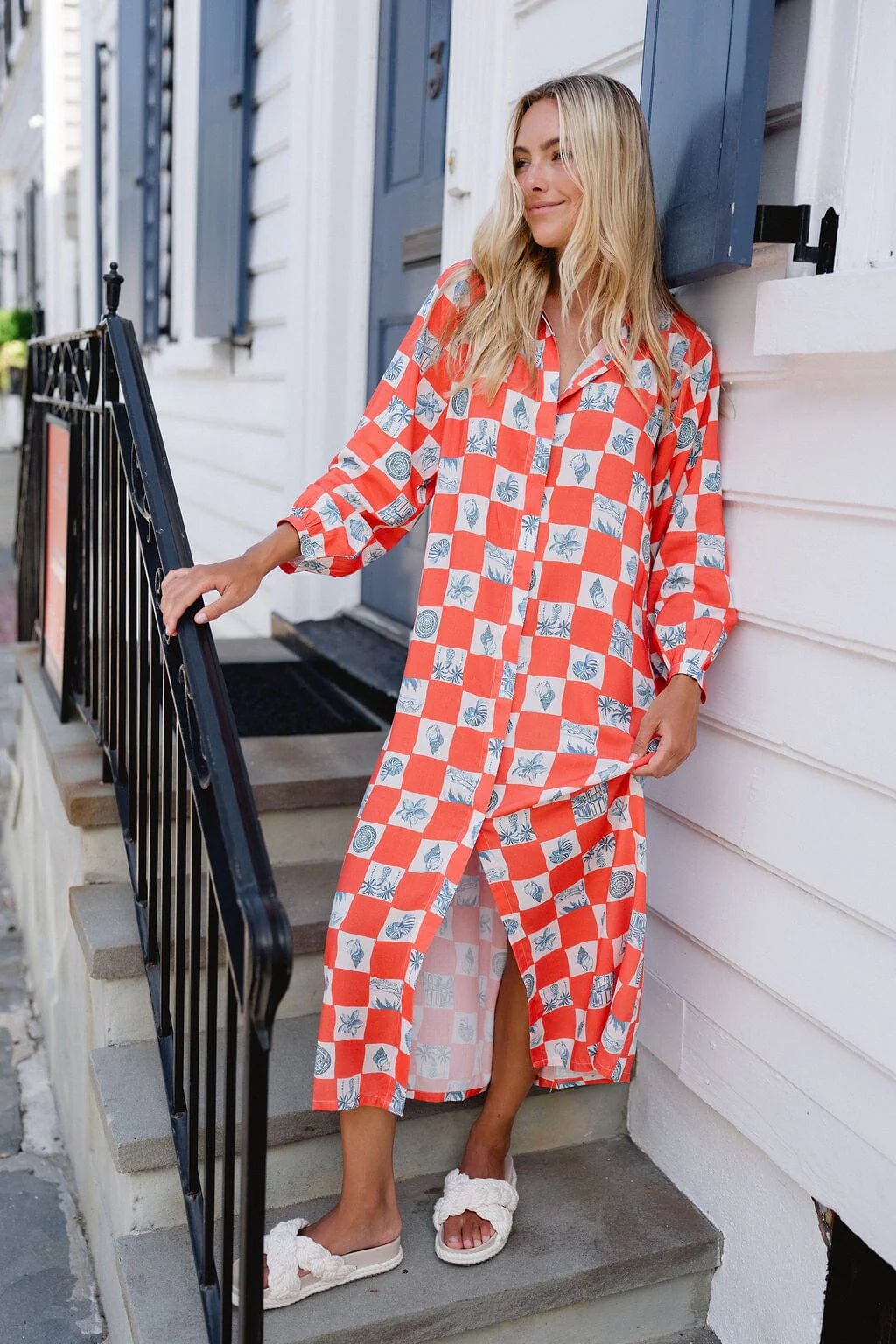 Briton Court Sienna Midi Dress - Capri by Sunset & Co.