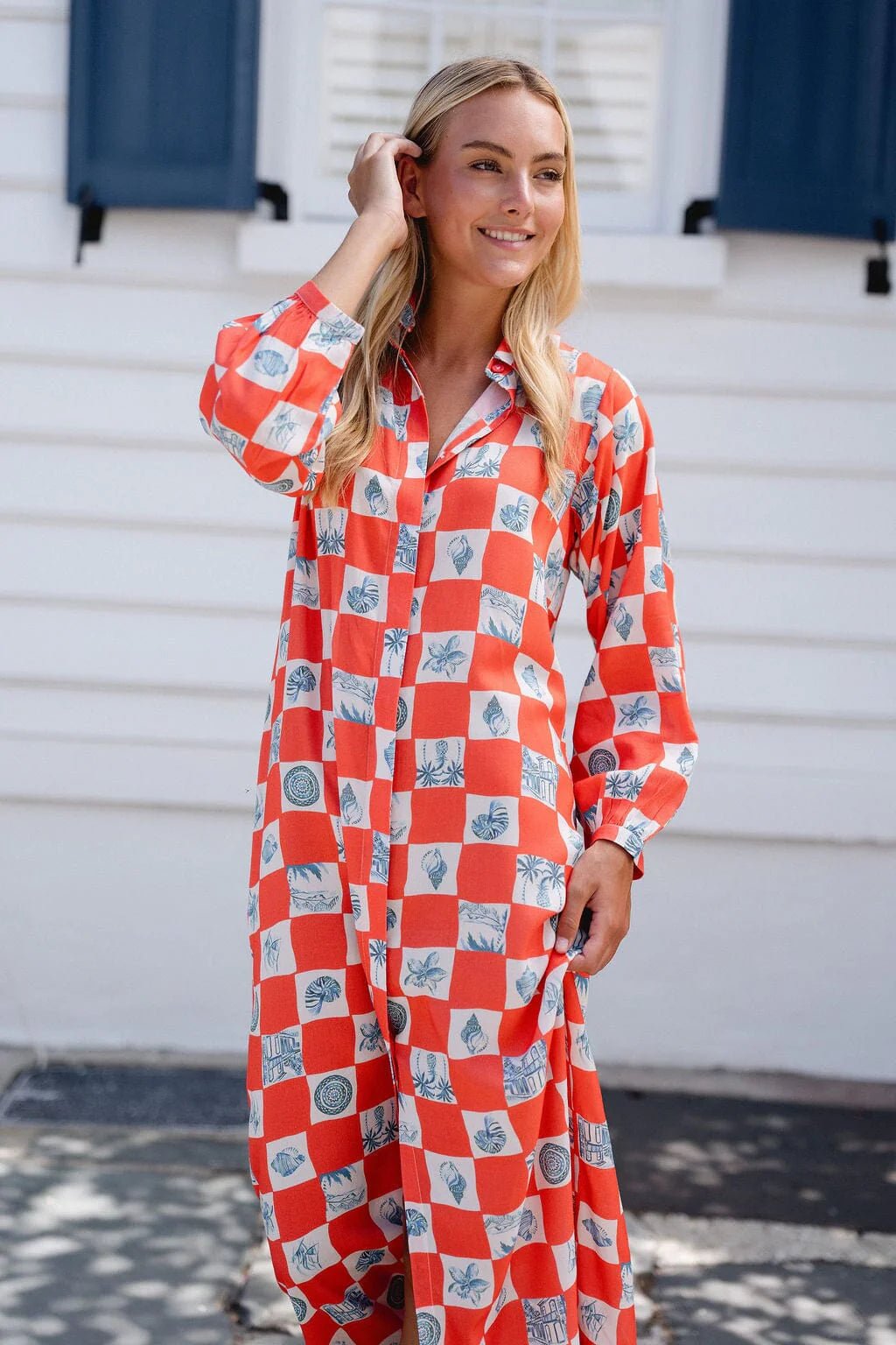 Briton Court Sienna Midi Dress - Capri by Sunset & Co.