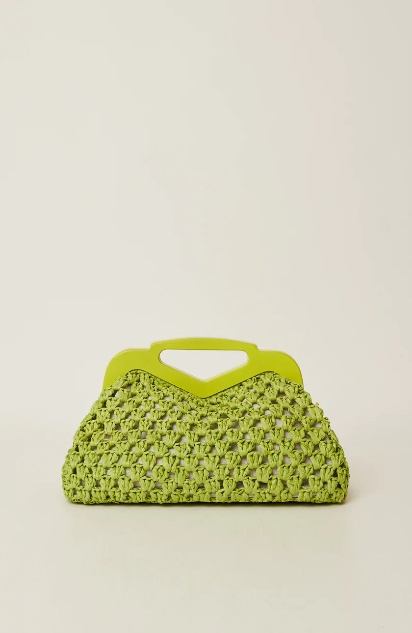 Nadiya Crochet Clutch - Lime