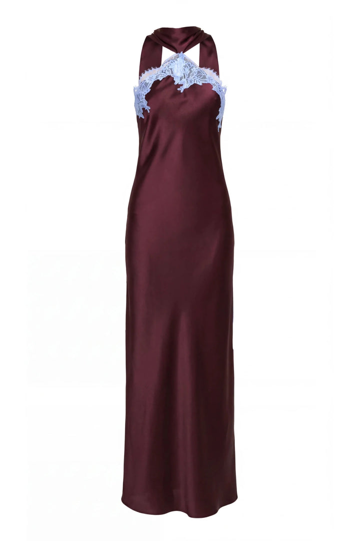Amanda Uprichard Ashton Maxi with Lace - Capri by Sunset & Co.